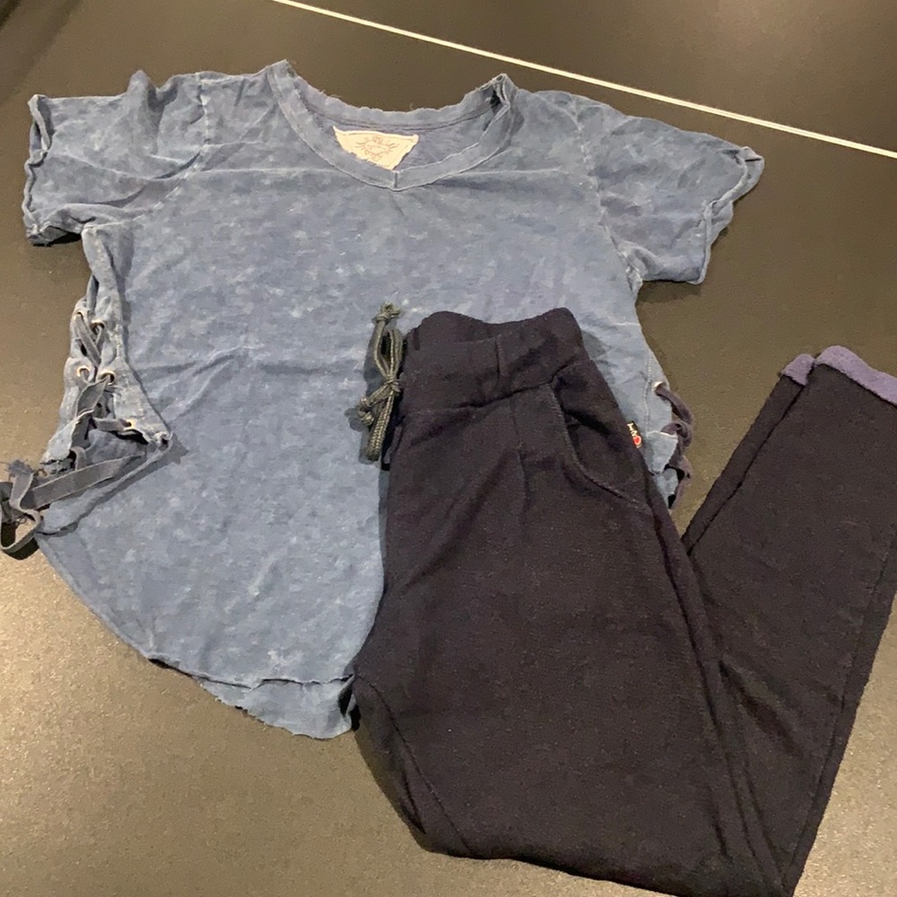 Girls Tee and Sweatpants